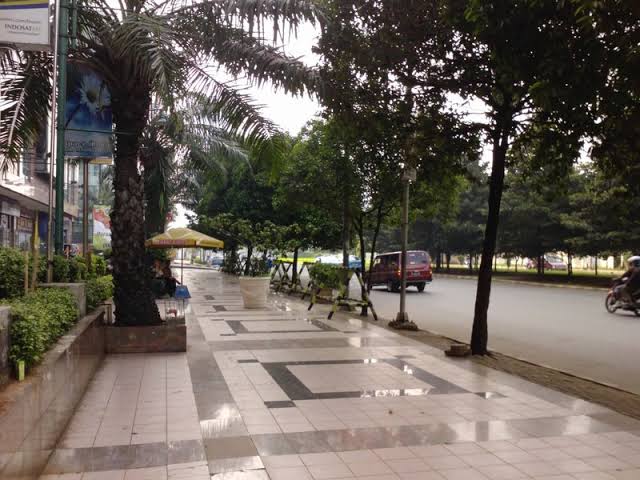 salah satu sudut pedestrian jakarta